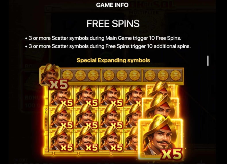 Як грати в Book Del Sol Multiplier
